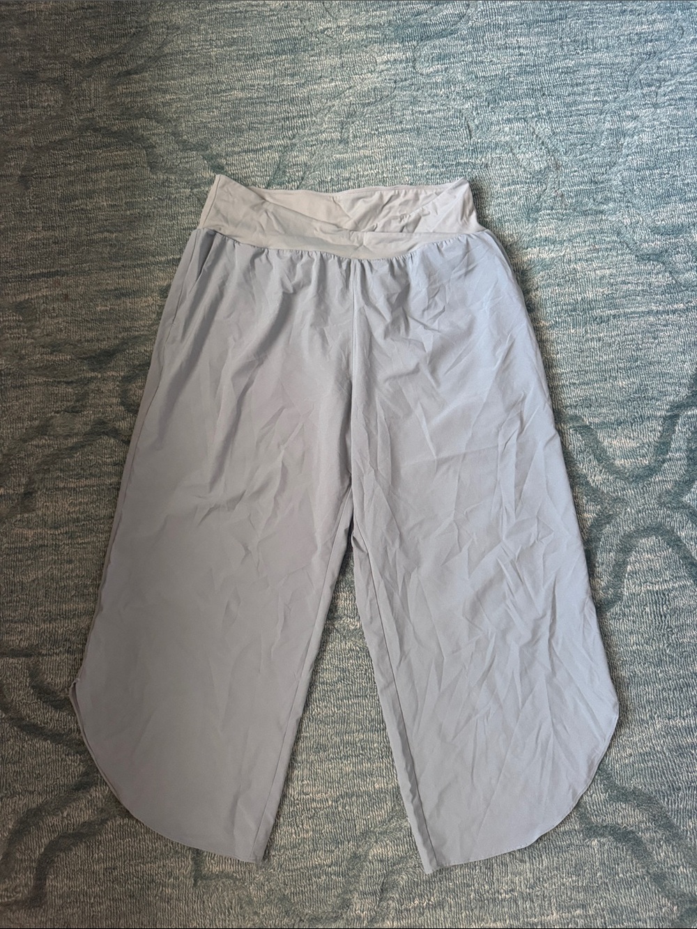 HALARA Light Gray Wide-Leg Kids Bottoms